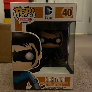 Used Funko Pop! Heroes DC Comics Nightwing (40) Retired Vinyl Figure